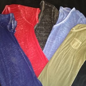 SHEER layering tops (5/$10)